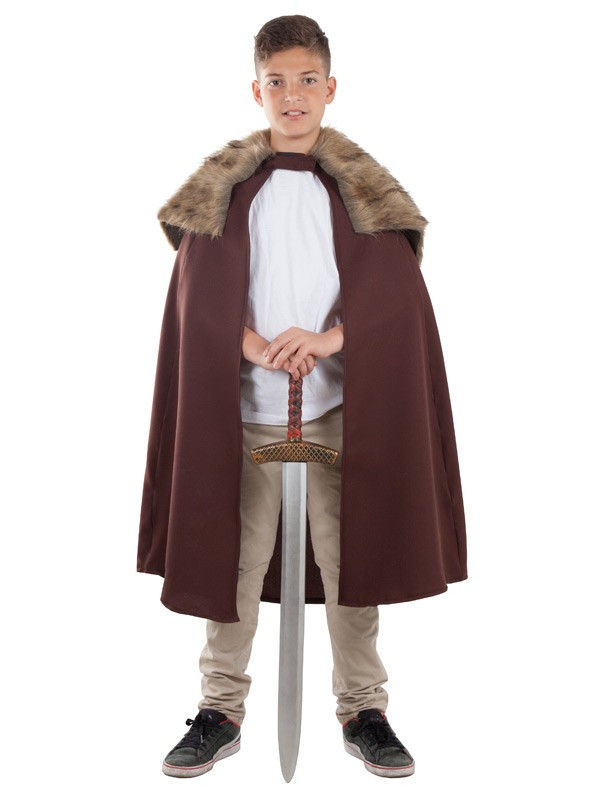 Capa de guerrero medieval infantil