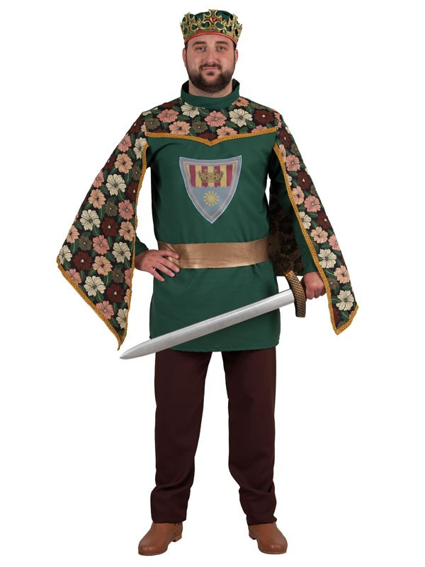 Disfraz de principe medieval para hombre