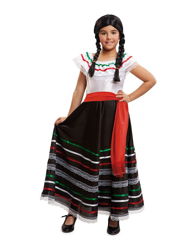 Disfraz de mexicana para niña