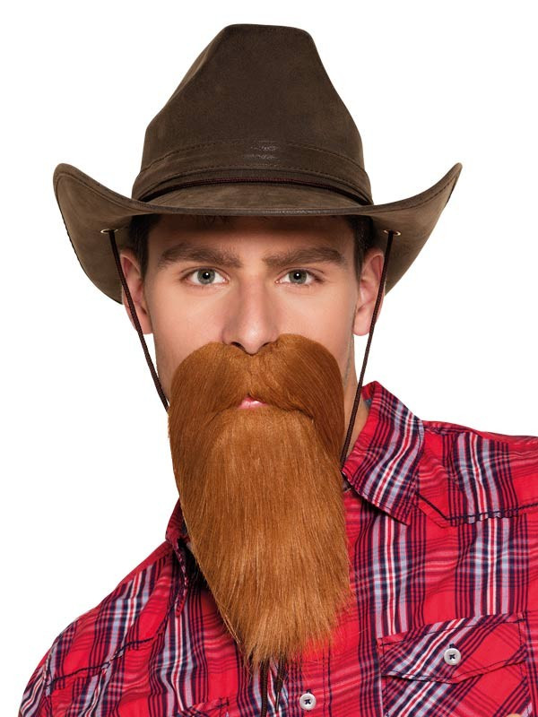 Barba de vaquero larga