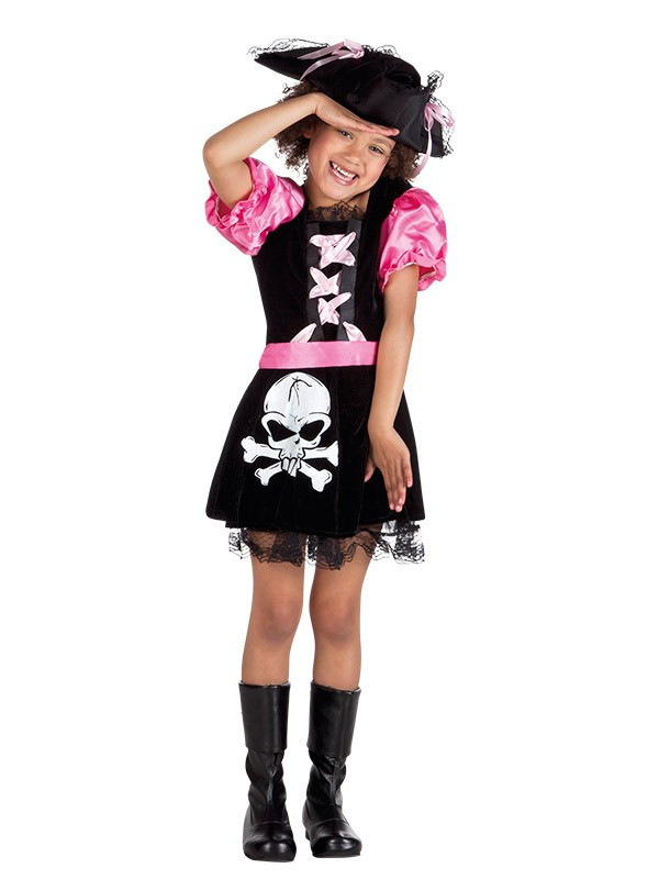 Disfraz de pirata pink para niña
