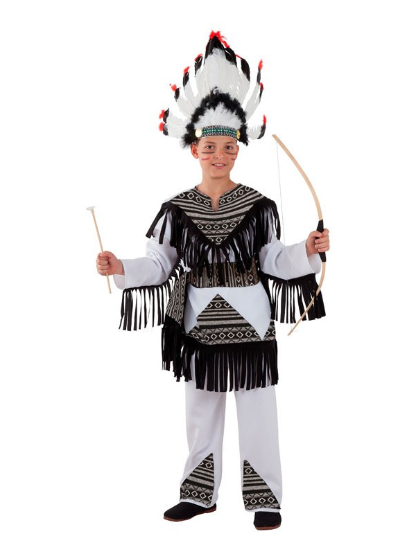 Disfraz indio cherokee para niño