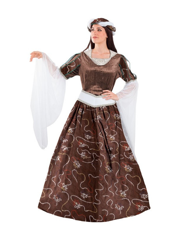 Disfraz doncella medieval