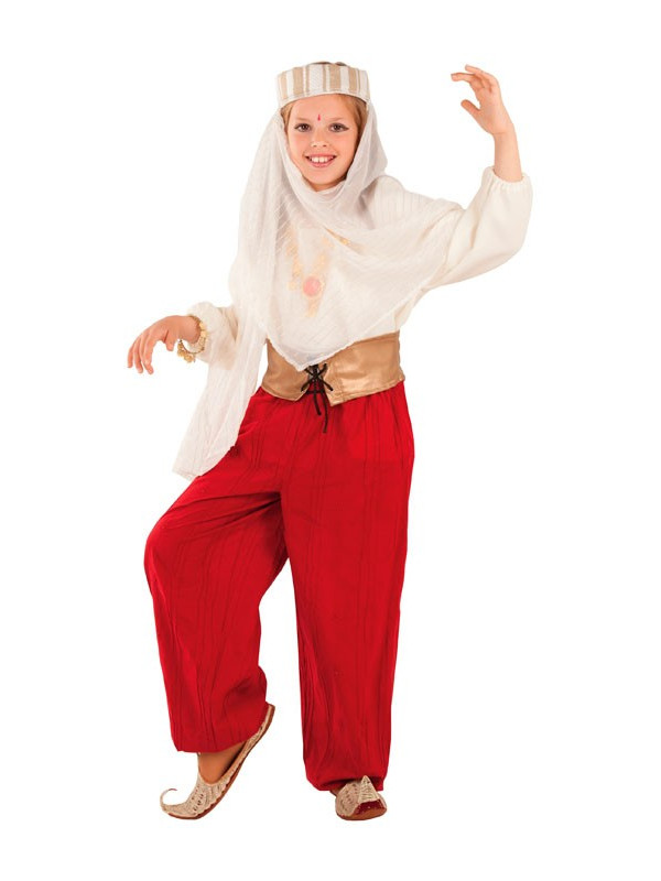 Arabische rote Prinzessin Kostüm für Kinder
