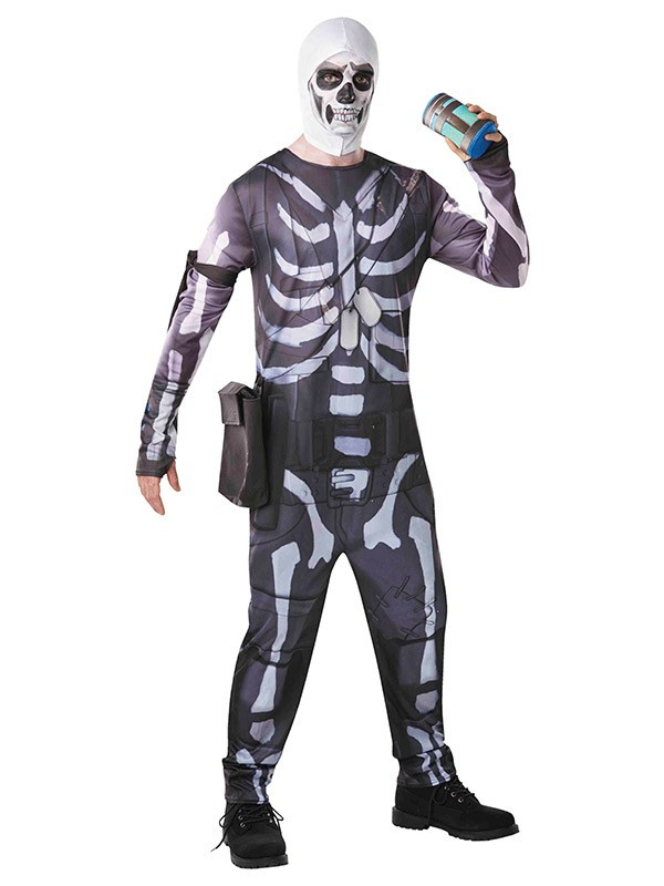 Disfraz de Fornite Skull Trooper adulto
