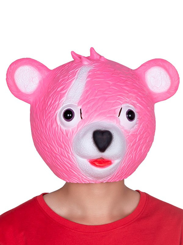 Máscara Fortnite oso rosa