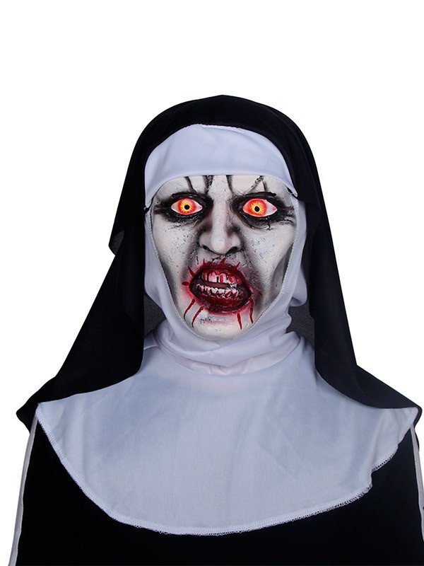 midtergang klæde sig ud handle Kauf deine Latex Nonnen Maske im online Kostümgeschäft Bacanal