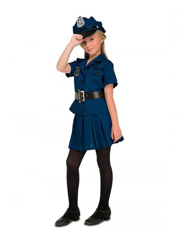 Disfraz policia chica infantil