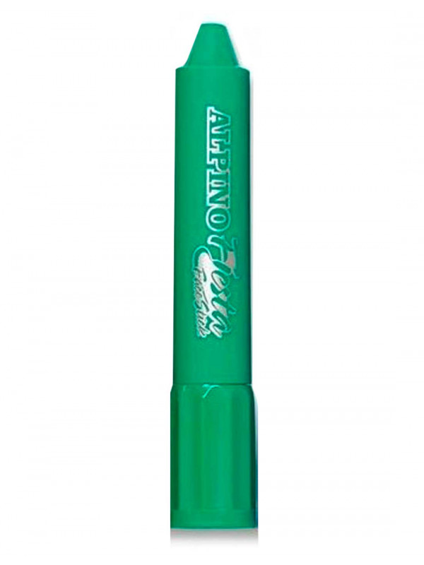 Barra maquillaje verde con aplicador