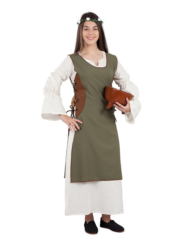 Disfraz campesina medieval para mujer