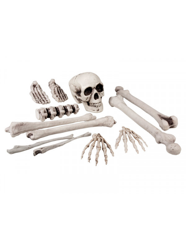 Set decoración huesos
