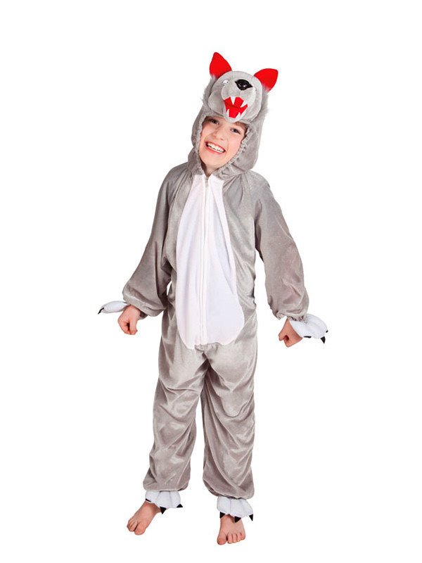 Wolfskostüm für Kinder Größe 12
