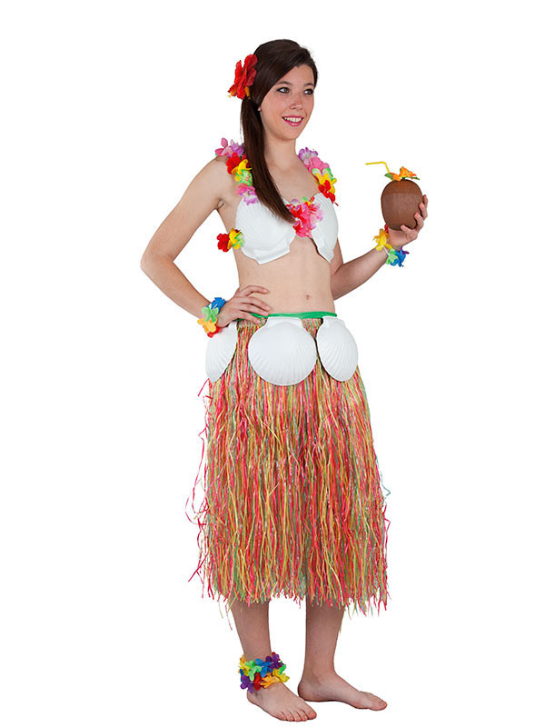 Disfraz hawaiana mujer