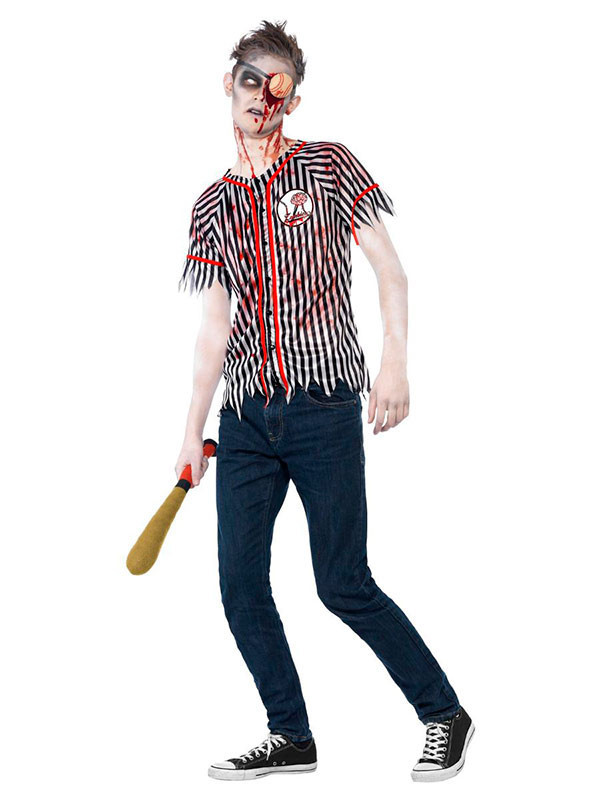 Disfraz jugador béisbol zombi