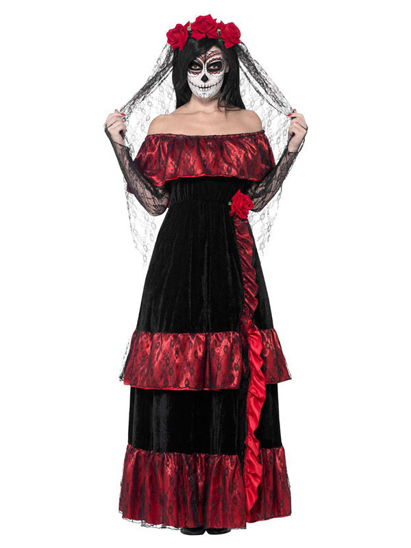 Disfraz novia de la Muerte Mexicana