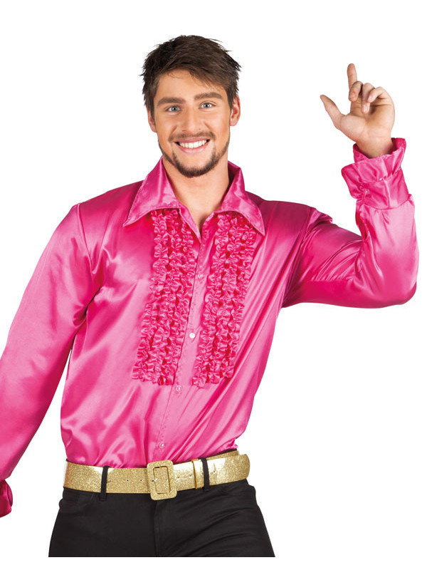 Camisa Disco Party Rosa