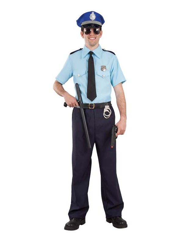Disfraz policía local para hombre