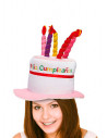 Sombrero Feliz Cumpleaños rosa