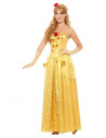Goldenes Damen Prinzessin Kostüm für Karneval