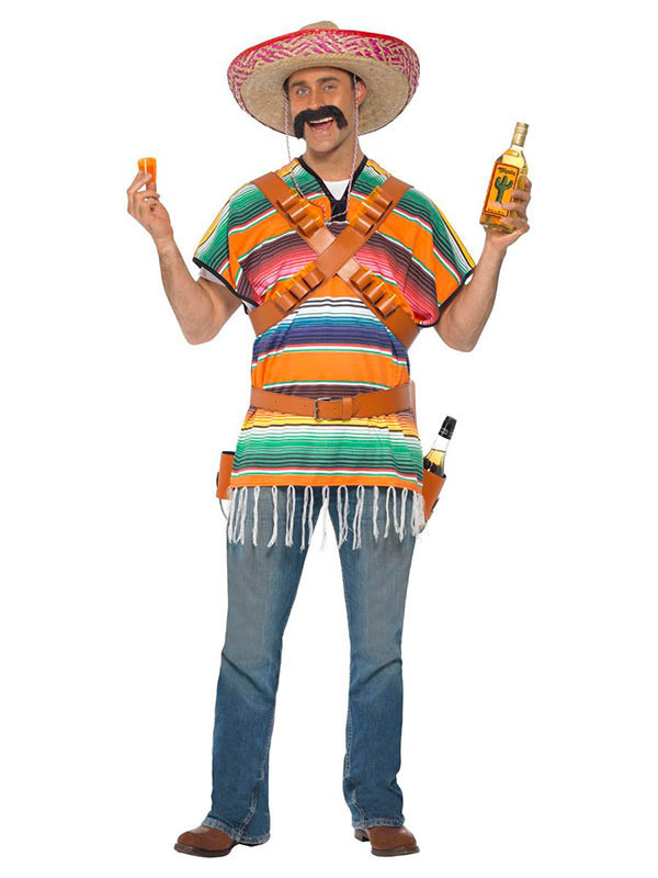 Disfraz de mexicano tequila hombre