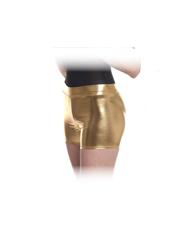 Metallische Shorts