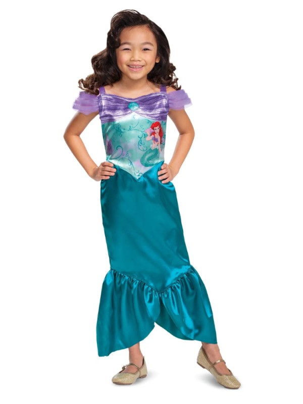 Kostüme Kleine Meerjungfrau Ariel klassisches Kinderkostüm