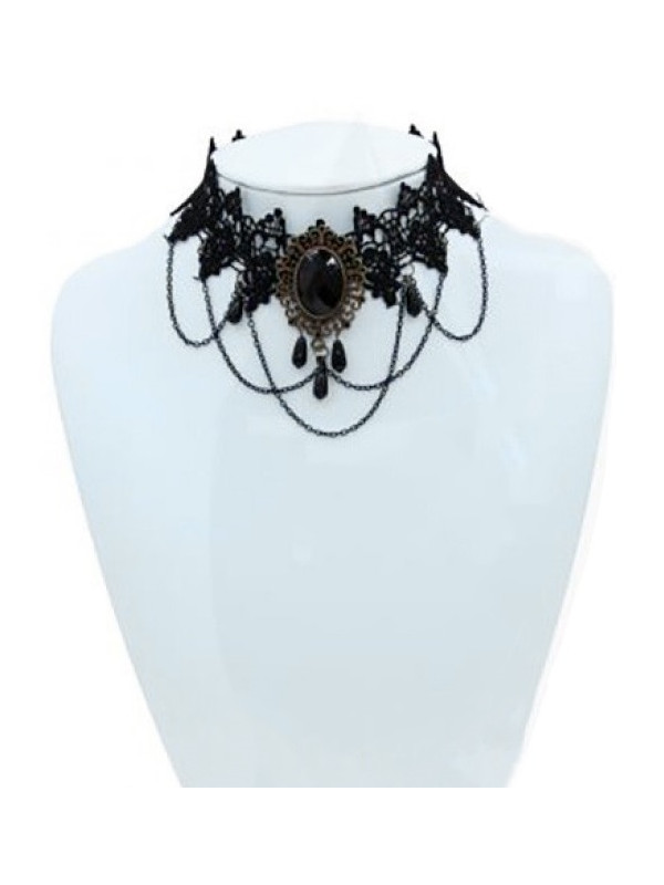 Gothic Spitze Halskette