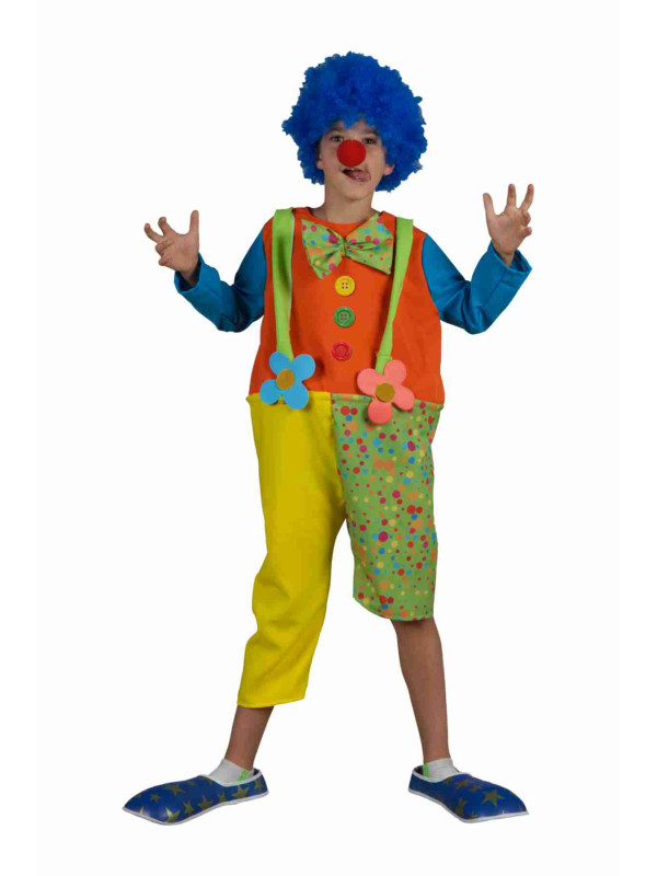 Fröhlicher Clown Kinderkostüm