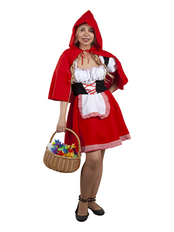 Rotkäppchen-Kostüm für Damen