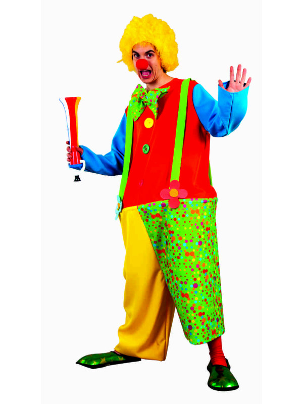 Fröhlicher Clown Kostüm Erwachsene