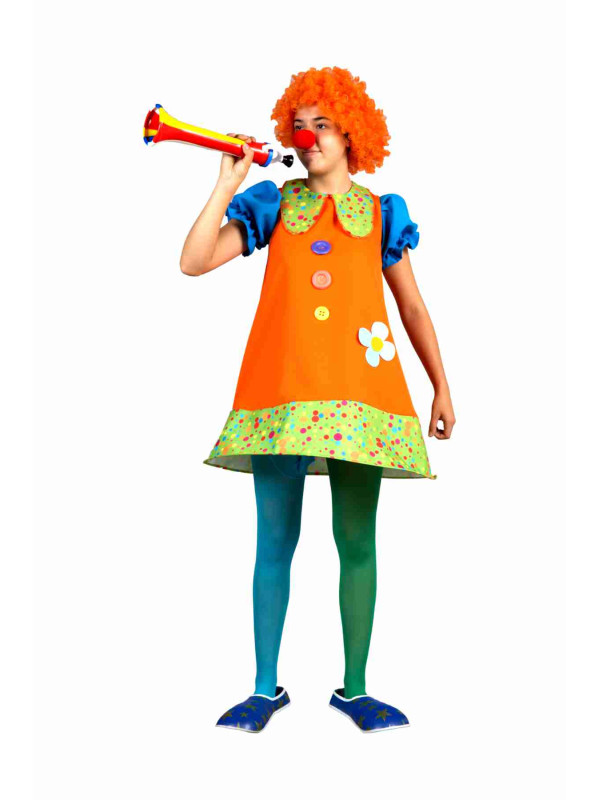 Fröhliches Clownskostüm für Frauen