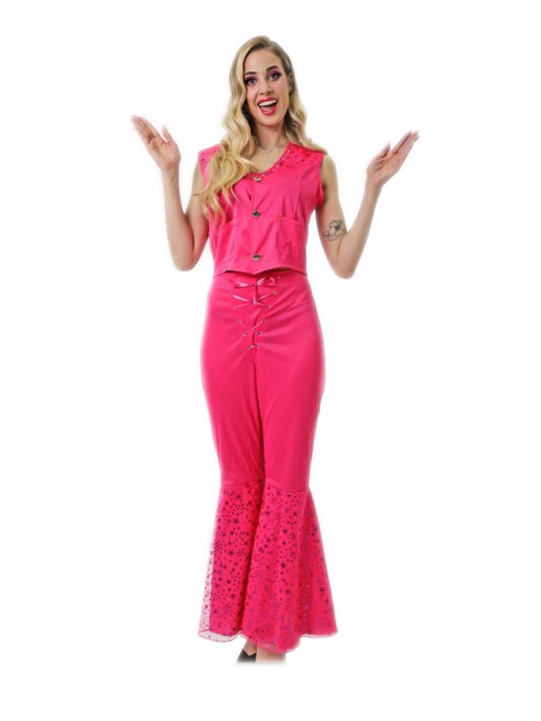 Barbie rosa Cowgirl Kostüm für Frauen