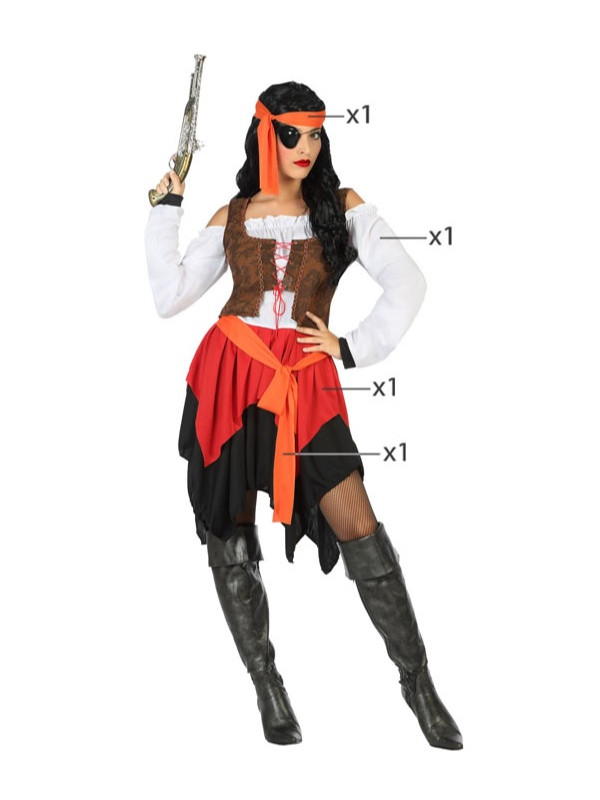 Piraten Kostüm für Frauen