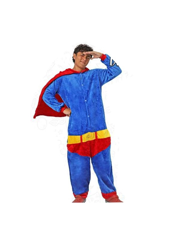 Kigurumi Superman Schlafanzug für Erwachsene
