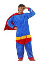 Kigurumi Superman Schlafanzug für Erwachsene