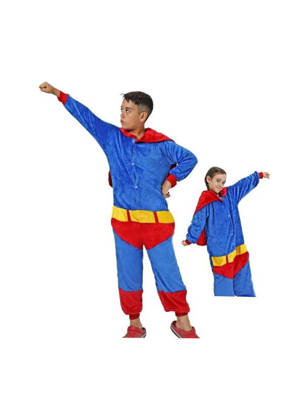 Kigurumi Super Man Kinderpyjama