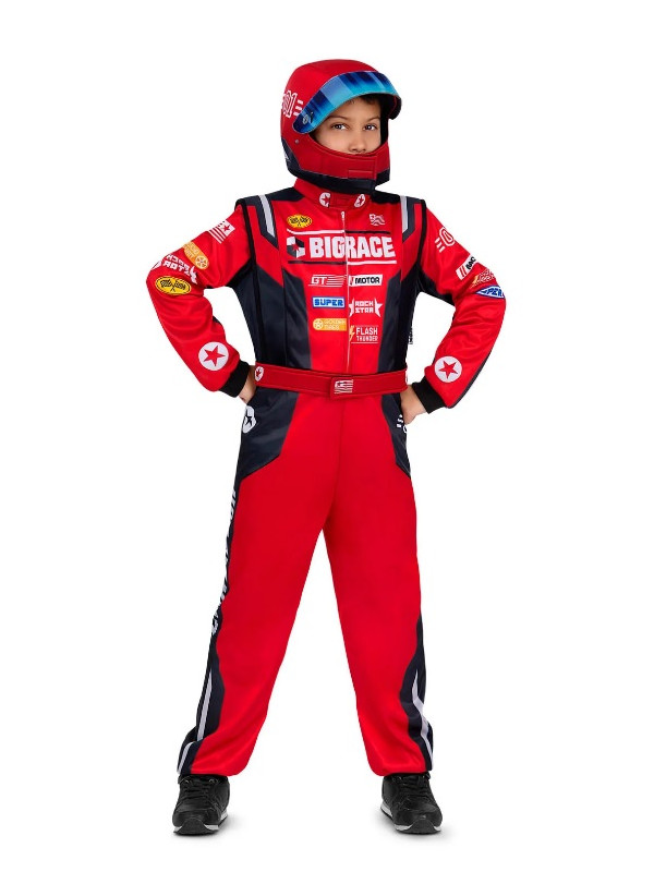 Rennfahrer Kostüm für Kinder