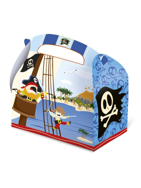 Piratenschiff-Geburtstagskartonetui