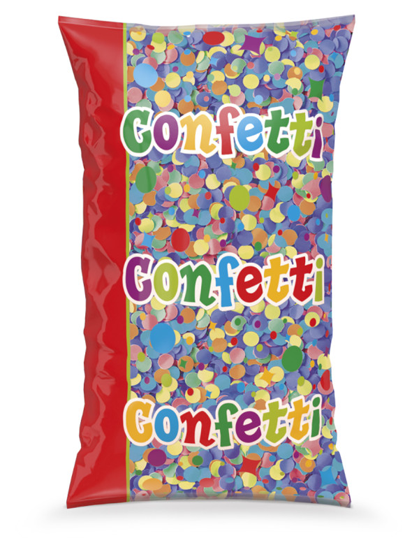 Mehrfarbige Konfetti-Tasche