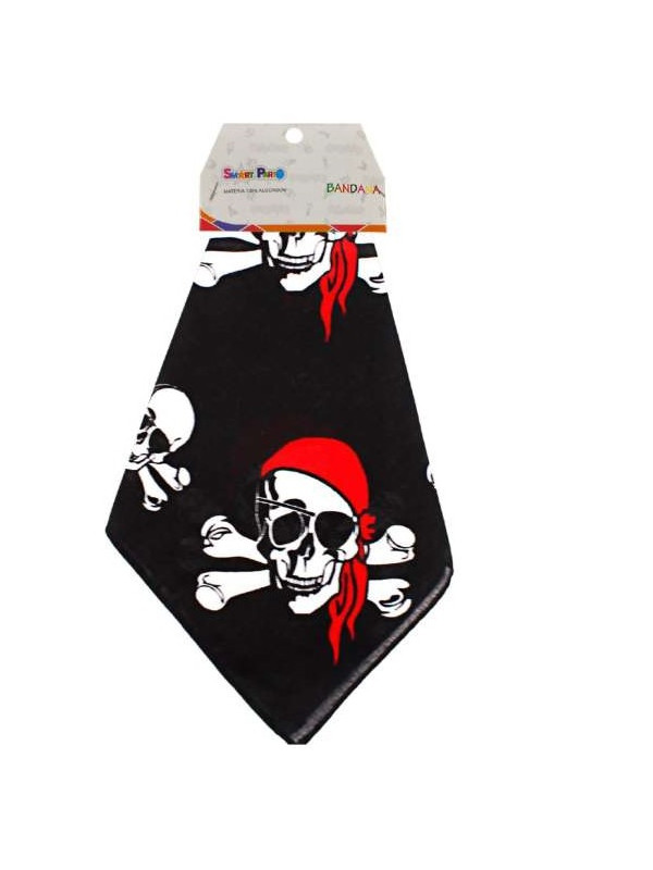 Piraten-Totenkopf-Schal