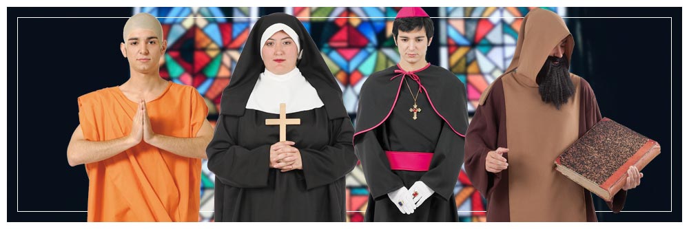 Priester und Nonnen-Kostüme